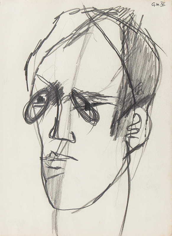 VAUGHAN Keith (1912-1977) - Portrait of Gustav Mahler VI.