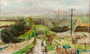 WEIGHT Carel C.H. R.A. (1908-1997) - ‘Rain in the Country’.